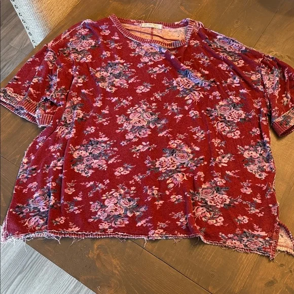 We The Free You & Me Floral Tee XS - Picture 2 of 4